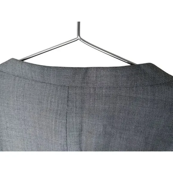 Giorgio Armani Gray Wool Silk Blend Jacket Blazer Size 46 (US 12) Made in Italy - Picture 12 of 16